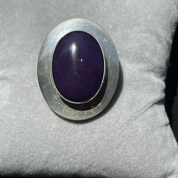 Vintage native American Sterling, silver Bolo tie Clip - Picture 12 of 14